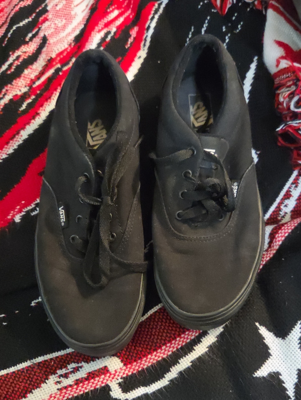 Vans Youth  Canvas Low-Top Sneakers